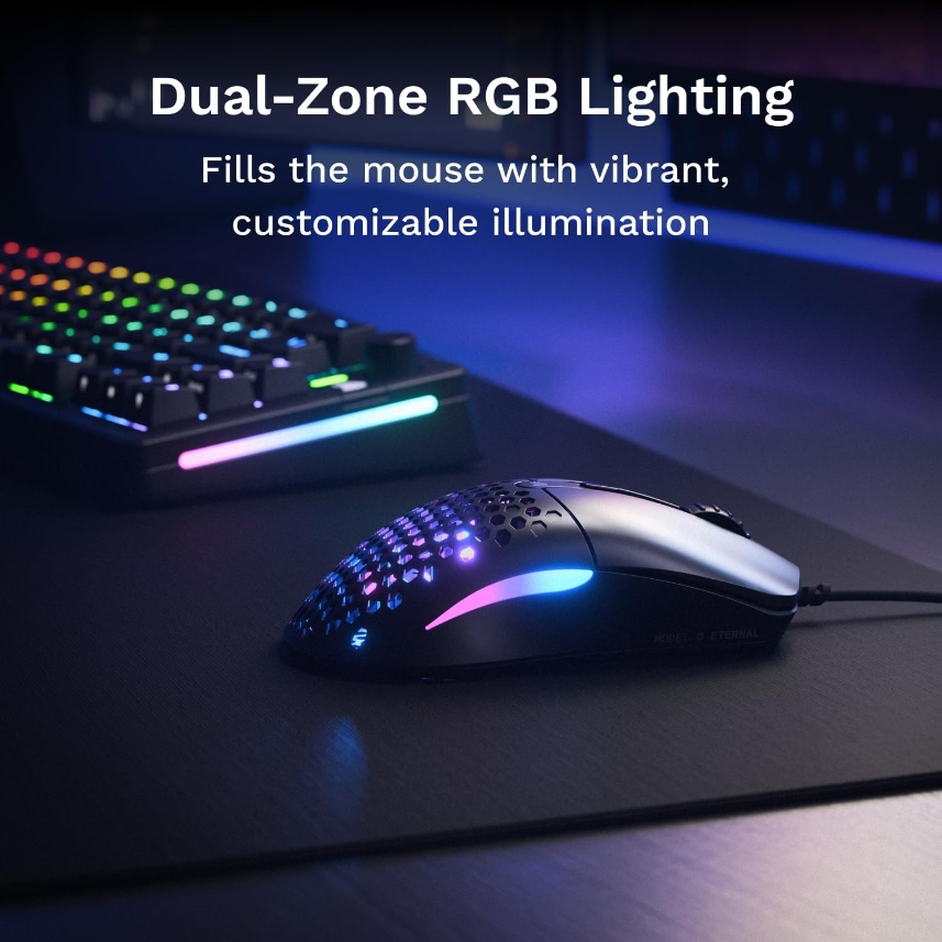 GLORIOUS Model O Eternal Wired Gaming Mouse - Black