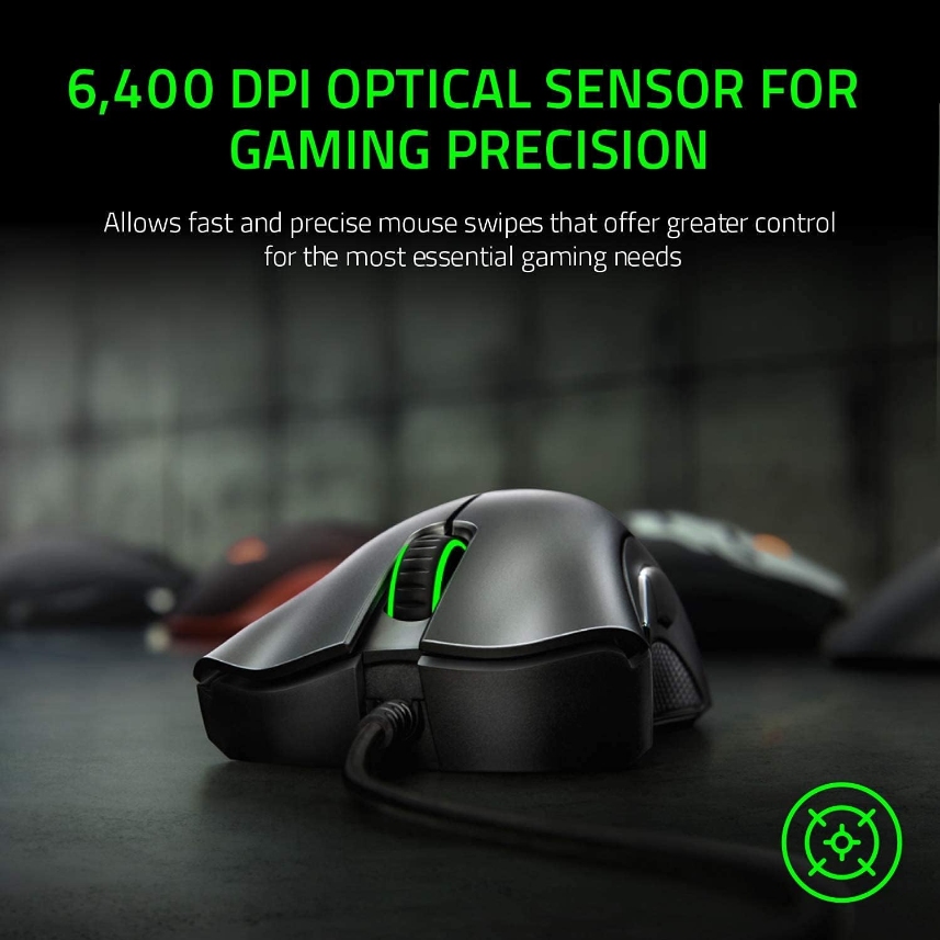 Razer DeathAdder Essential Wired Gaming Mouse - Black_v2