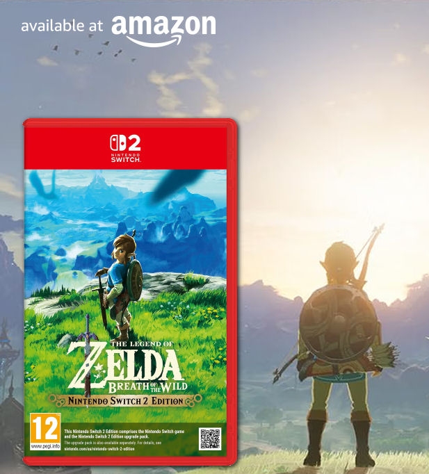 Buy Zelda, Breath of the Wild at Amazon