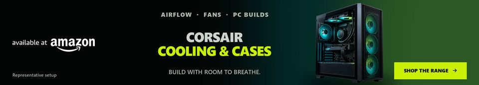 Shop Cooling, Cases and More with Corsair at Amazon
