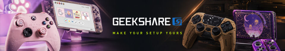 GeekShare specialise in high-quality Nintendo Switch accessories, thumb grips, protective controller cases and more.