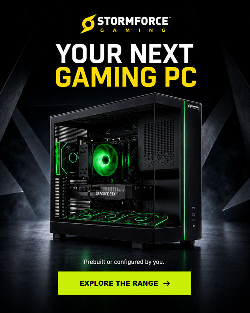 With Stormforce Gaming you can design your own custom gaming PC which they will then build for you! 