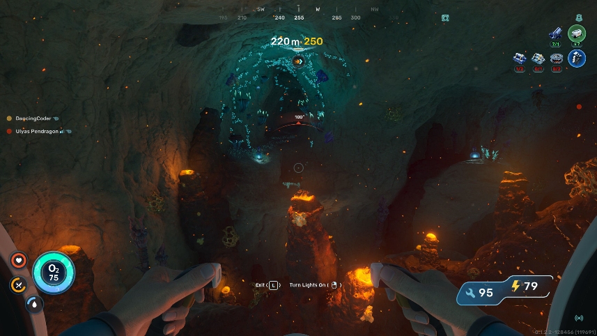 Thermal vents down in the Graveyard